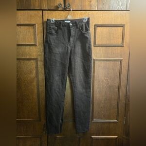 Forever 21 Black Frayed Hem Women's Jeans